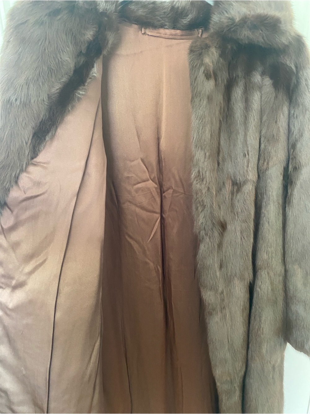 Vintage 1970’s Real Mink Fur Coat - Picture 4 of 4